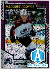 2020-21 O-Pee-Chee Platinum Marquee Rookies Violet Pixels SHANE BOWERS 166 #/399